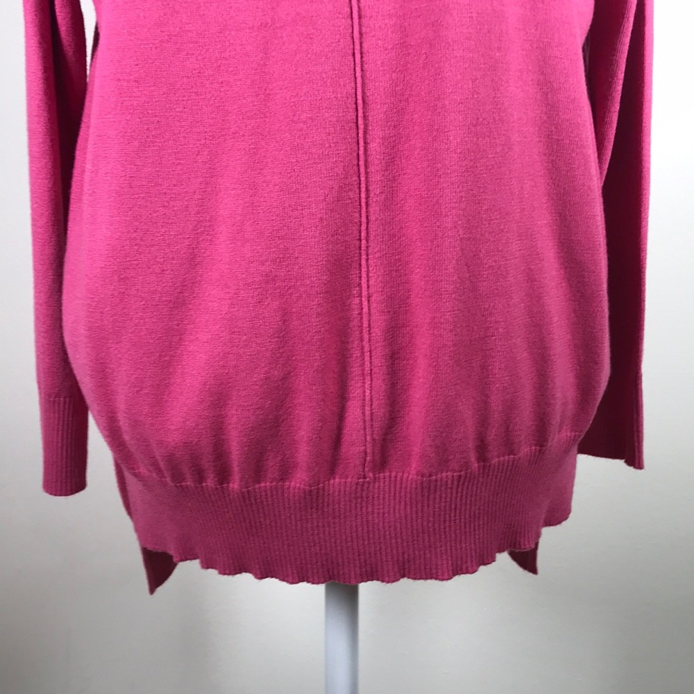 Joan Vass Hi-Lo Viscose Sweater - Picture 5 of 7